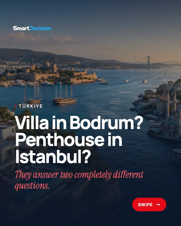 VILLA IN BODRUM? PENTHOUSE IN ISTANBUL? 🇹🇷