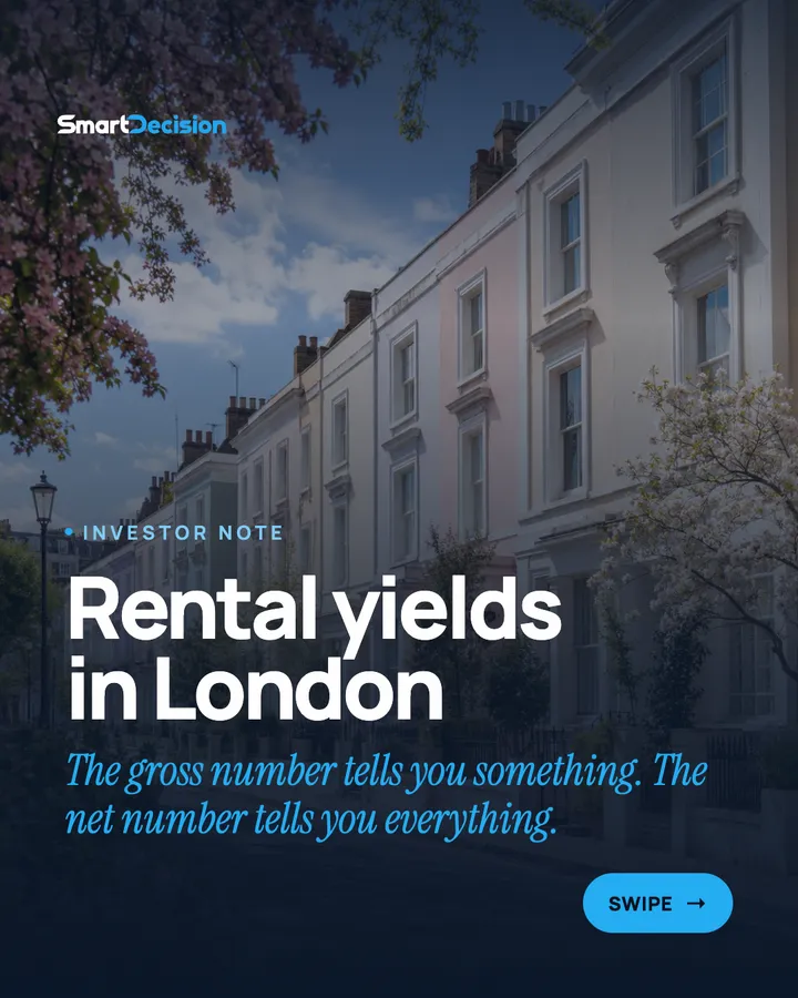 RENTAL YIELDS IN LONDON 🇬🇧